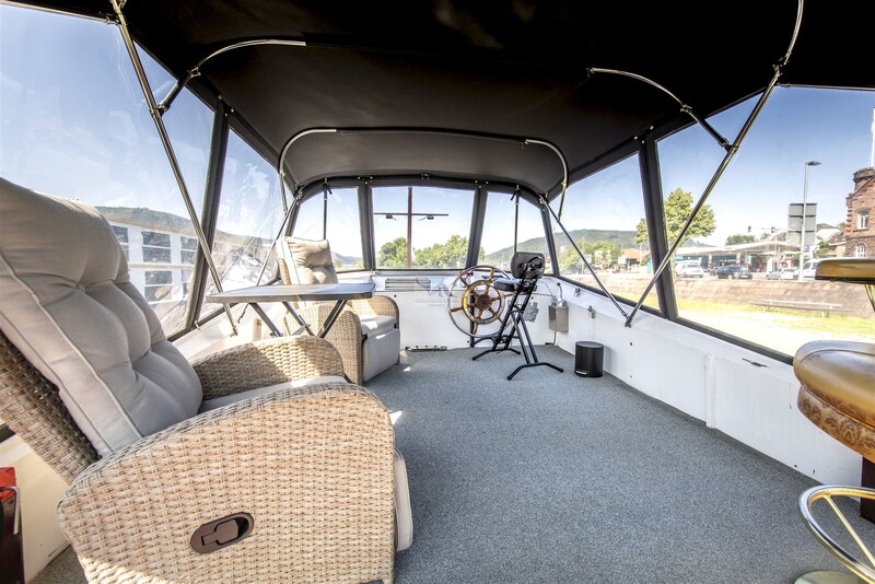 15m Stahlmotoryacht BERDA 16 Werft Haßmersheim 15m Stahlmotoryacht
