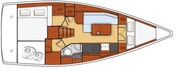 Beneteau-Oceanis-35.1 Layout Beneteau OCEANIS 35.1