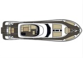 Sun deck Monachus Yachts Monachus 70 Fly