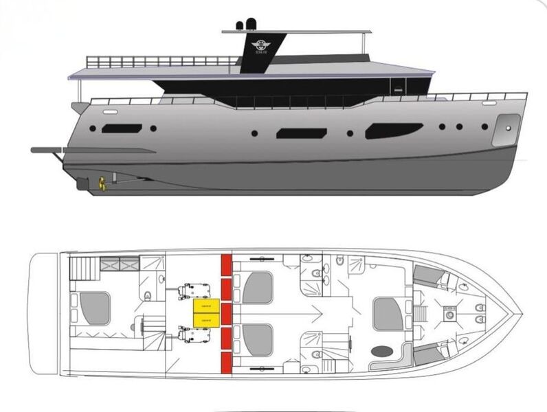  Fethiye Shipyard Trawler 26M