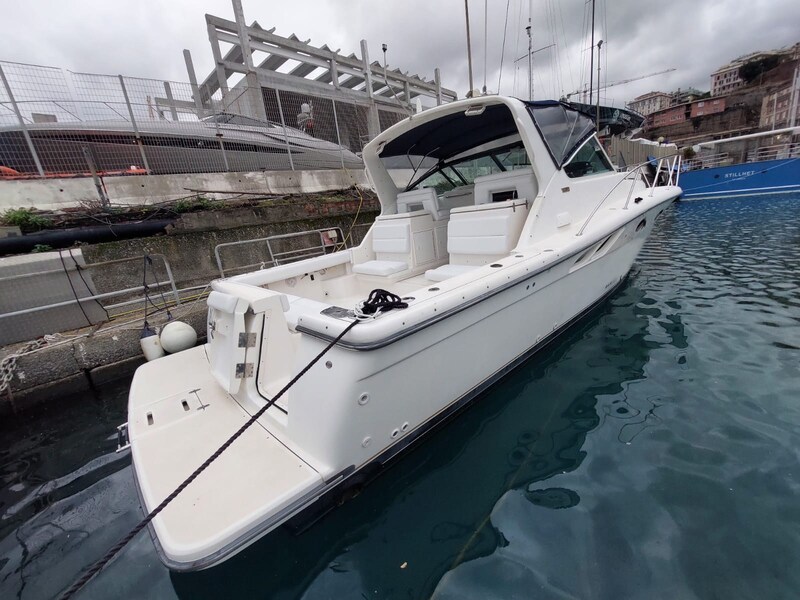 Tiara 3500 Open Sampei aft profile Tiara Yachts 3500 Open