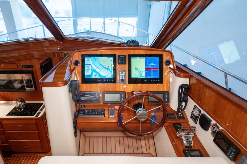 San Juan 48 Helm detail San Juan Yachts San Juan 48