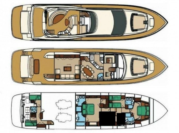 Riva 85 Opera 3 cabin layout Riva RIVA 85 OPERA
