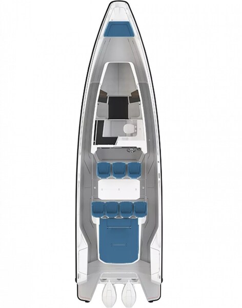 Axopar 37 layout Axopar AXOPAR 37 ST BRABUS LINE