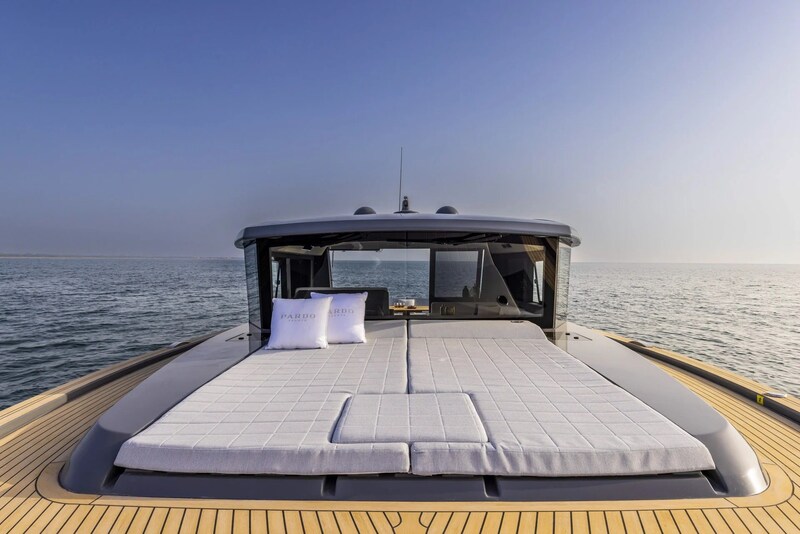 Pardo GT52 bow sunpad Pardo Yachts GT 52