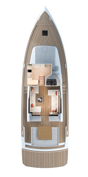 Pardo GT52 main deck Pardo Yachts GT 52