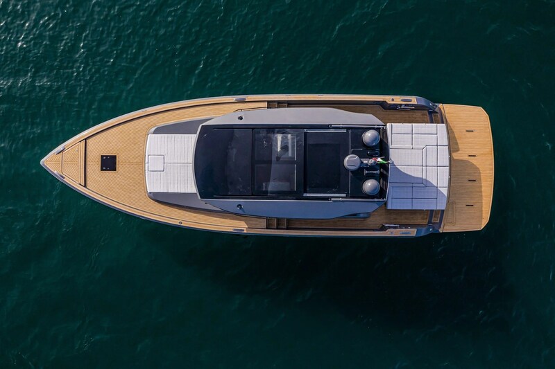 Pardo GT52 aerial view Pardo Yachts GT 52