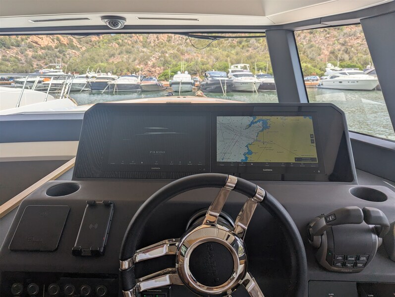 Pardo GT52 helm detail Pardo Yachts GT 52