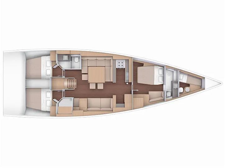 LAYOUT Dufour 56 Exclusive 