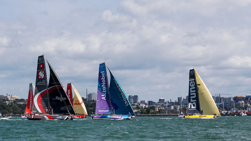 Leg 7, Auckland to Itajai MAPFRE leads the Volvo Ocean Race fleet for Itajaí