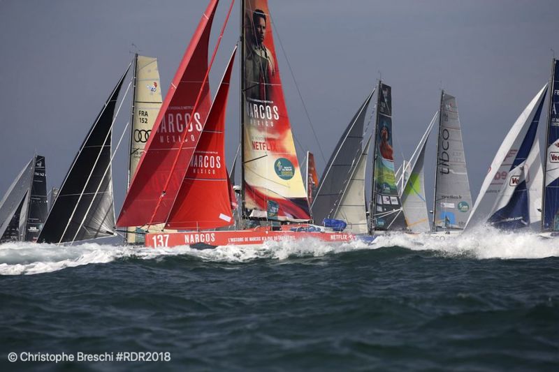 Route du Rhum departure 2018 The 11th edition of the Route du Rhum-Destination Guadeloupe has started